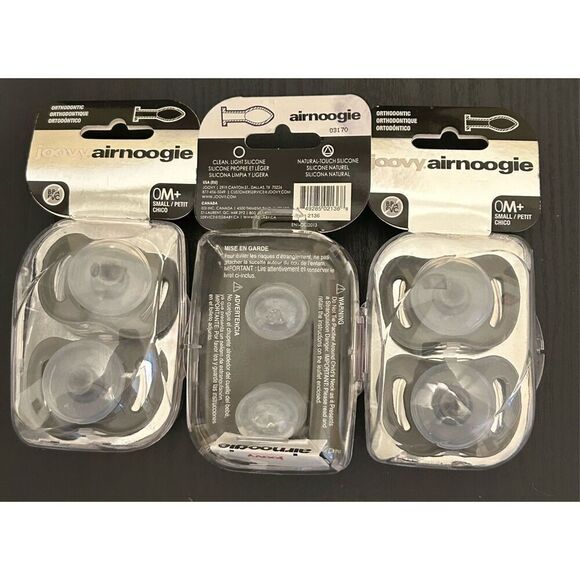 6 Joovy Airnoogie Orthopedic Pacifiers - Picture 1 of 1